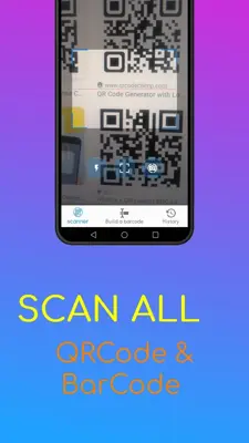 Build and scan barcodes|QR android App screenshot 4